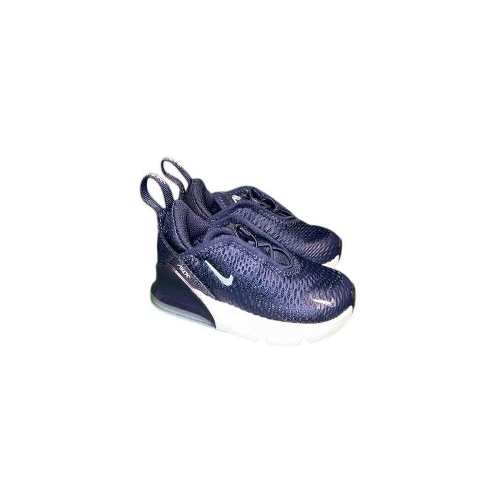 Nike Air Max 270 Toddler Midnight Navy White Sneakers DD1646-407 Size 5C‎